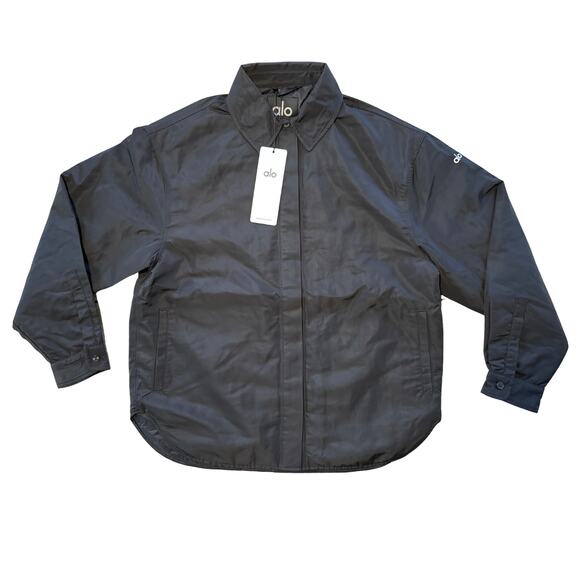 ALO Yoga Jackets & Blazers - NWT ALO Socialite Shacket Black S Lightweight Unisex Layering Jacket